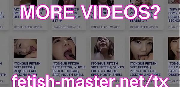 trendsJapanese Asian Tongue Spit Face Nose Licking Sucking Kissing Handjob Fetish - More at fetish-master.net